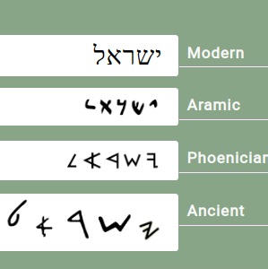 Convert to Ancient Hebrew